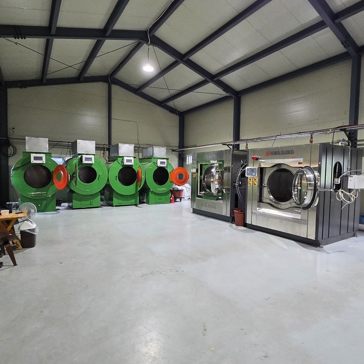 산업용 세탁기·건조기 라인업